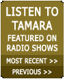 Tamara the Psychic on radio show